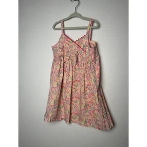 Janie and Jack “On Safari” Floral Vintage Dress Size 3T Girls 2007 Line